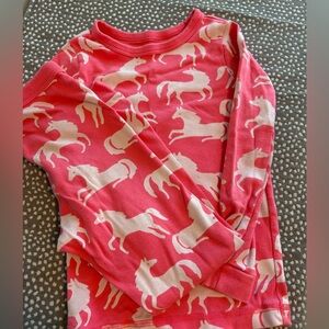 Tea collection Pink Horse Print Pajama Pants size 6